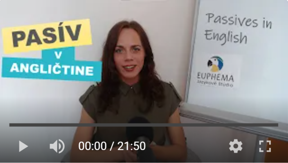 Trpný rod v angličtine (Passive in English)