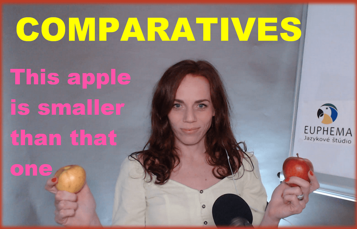 Comparative – druhý stupeň prídavných mien