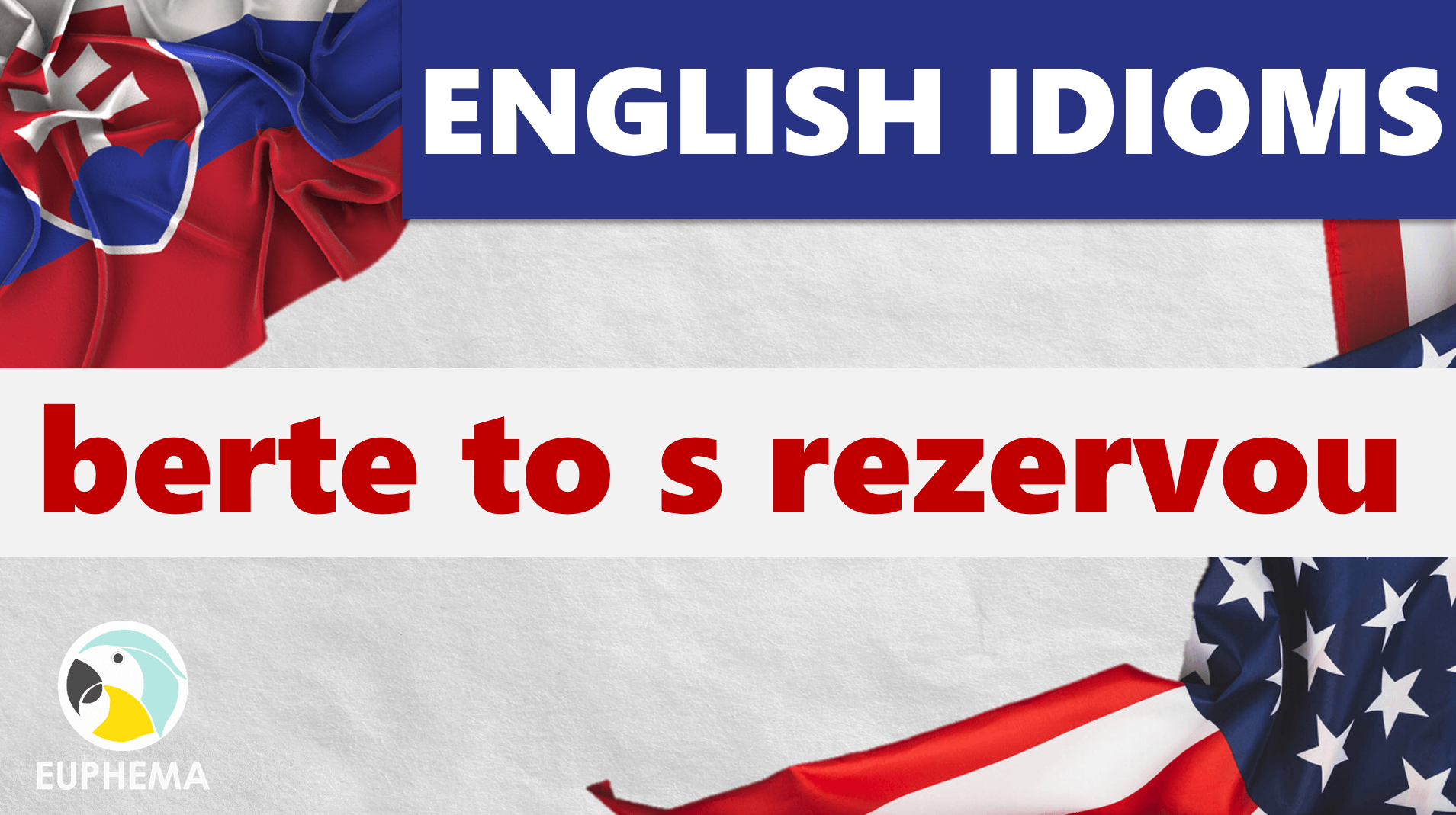 Anglické idiómy, ktoré si zapamätáte – „Berte to s rezervou“